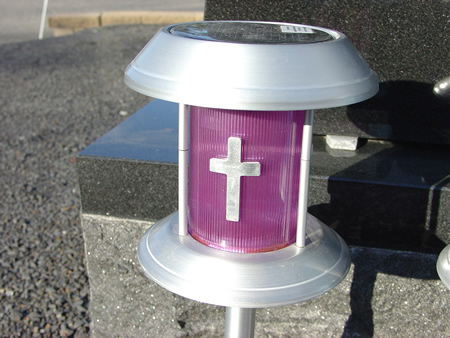 solar cemetery vigil lights solar garden lights solar powered grave lights