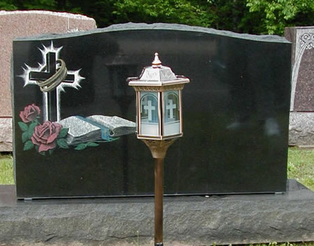 holmes memorials solar vigil lights for gravesite lighting solar powered grave lights